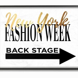 NY Fashion Week Back Stage Canvas Wall Art